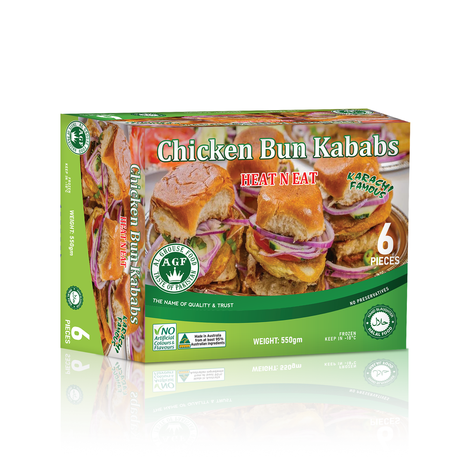 Bun Kabab (6 Pcs)